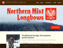 Tablet Screenshot of northernmistlongbows.com